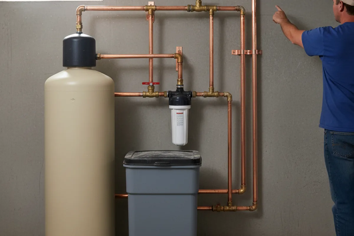 Whole-house water treatment system installed in Albemarle